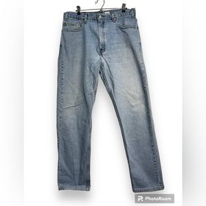 Vintage Levi’s 505 Jeans Mens 38x34 Straight Leg Light Wash Blue Denim Jeans